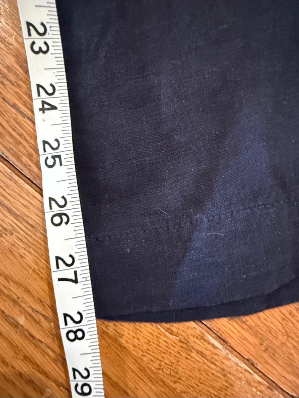 Briggs New York Black Pull-On Wide Leg Lenin Pants. Elastic Waist. Small. - Picture 8 of 8